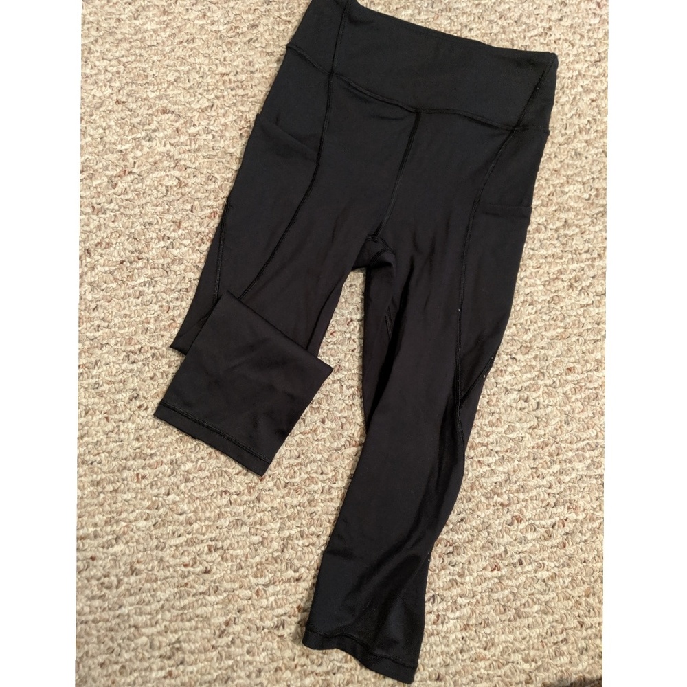Lululemon Crop Leggings, "Fast and Free"